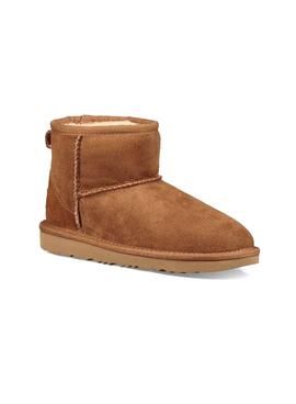Bottes UGG K Classic Mini II Marron pour garçons