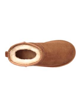 Bottes UGG K Classic Mini II Marron pour garçons