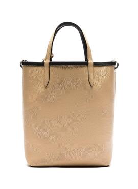 Sac à main Lacoste Réversible Noire Beige pour Femme