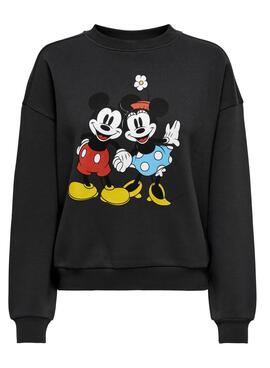 Sweat Only La vie de Disney Noire pour Femme