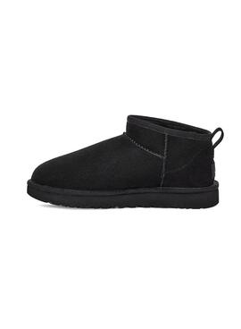 Bottes UGG W Classic Ultra Mini Noire Pour Femme