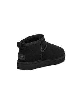 Bottes UGG W Classic Ultra Mini Noire Pour Femme