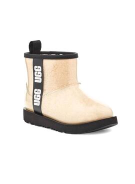 Bottes UGG K Classic Clair Mini II Beige pour Enfants