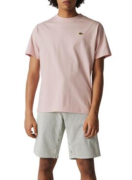 T-Shirt Lacoste Live Rose Unisexe