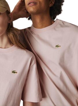 T-Shirt Lacoste Live Rose Unisexe