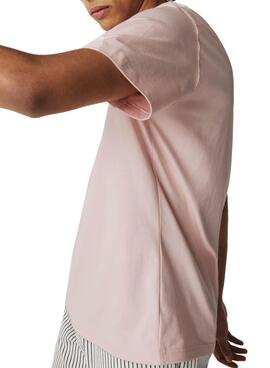 T-Shirt Lacoste Live Rose Unisexe