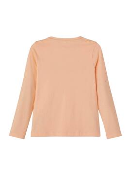 T-Shirt Name It Nejad Top Box Naranja pour Fille