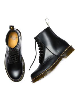 Bottes Dr. Martens 1460 Cuir lisse Noire