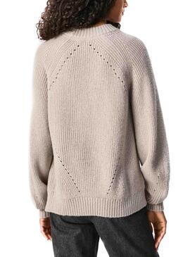 Pull Pepe Jeans Beige Orchid pour Femme
