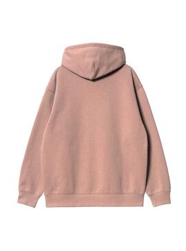 Sweat Carhartt Hooded Sweat Rosa pour Femme