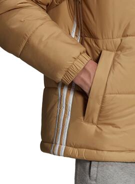 Veste Adidas Pad Hooded Puff Beige pour Homme