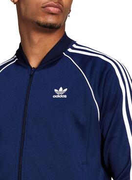 Veste Adidas Adicolor Classics Inox Bleu Homme