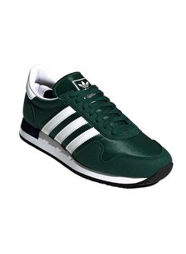 Baskets Adidas Usa 84 Vert pour Homme