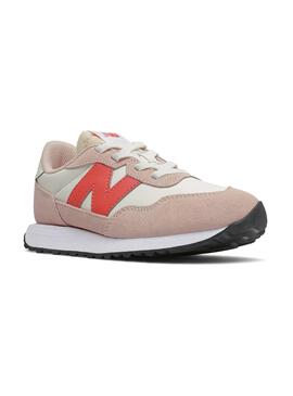Baskets New Balance 237 Rosa pour Fille