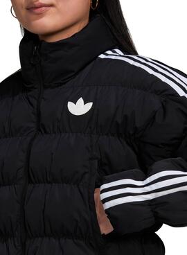 Veste Adidas Corta Puffer Noire pour Femme