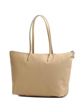 Sac à main Lacoste Tote Beige pour Femme