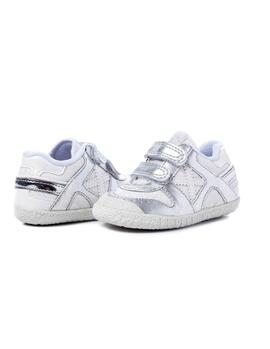 Chaussure Munich Baby Goal VCO 1431 Argent Fille