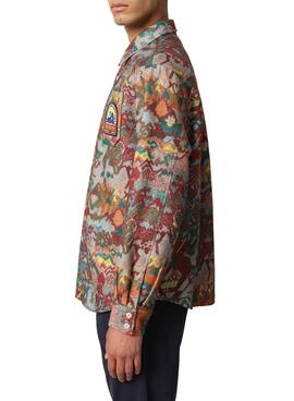 Chemise Napapijri Aurina Multicolore pour Homme