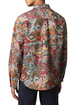Chemise Napapijri Aurina Multicolore pour Homme