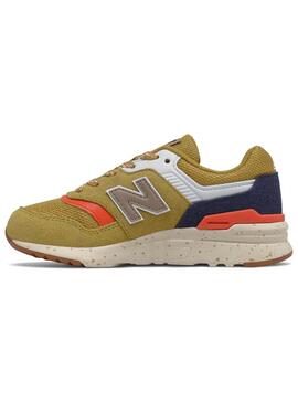 Baskets New Balance 997H Moutarde pour Garçon