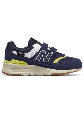 Baskets New Balance 997H Velcro Bleu Bleu Marine