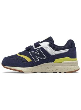 Baskets New Balance 997H Velcro Bleu Bleu Marine