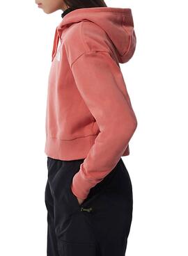 Sweat The North Face Trend Crop HD Rosa Femme
