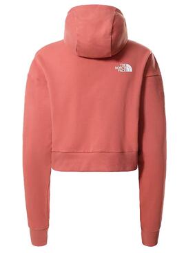 Sweat The North Face Trend Crop HD Rosa Femme