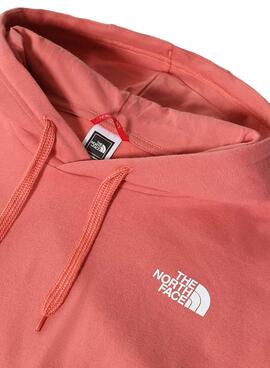 Sweat The North Face Trend Crop HD Rosa Femme