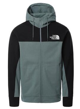 Sweat The North Face Himalayan Zip Vert Homme