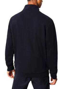 Sweat Napapijri Burgee Bleu Marine pour Homme