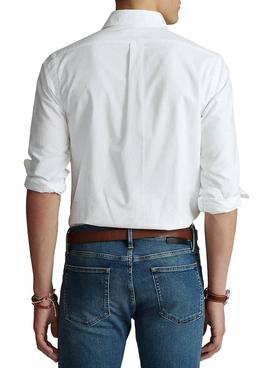 Chemise Polo Ralph Lauren Blanc pour Homme
