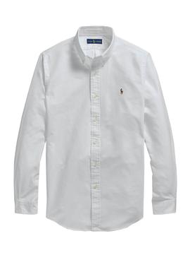 Chemise Polo Ralph Lauren Blanc pour Homme