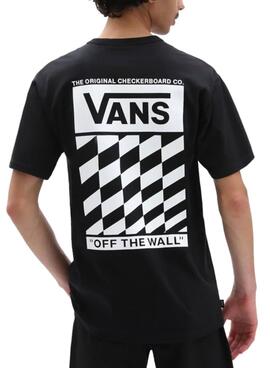 T-Shirt Vans Mn Off The Wall Slanded Noire Homme