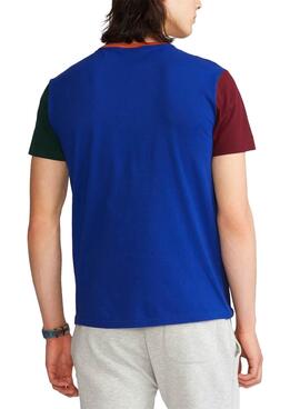 T-Shirt Polo Ralph Lauren Bleu pour Homme
