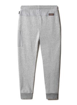 Pantalon Survêtement Napapijri Mamix Gris pour Homme