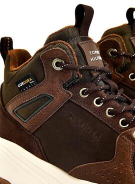 Bootss Tommy Hilfiger High Marron pour Homme