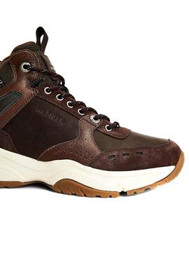 Bootss Tommy Hilfiger High Marron pour Homme