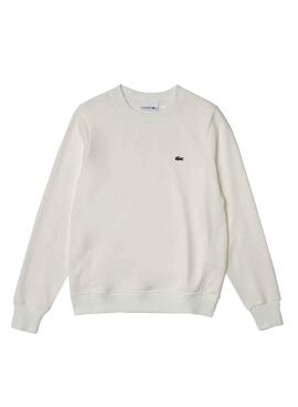 Sweat Lacoste Blanc pour Femme
