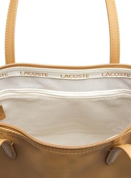 Sac à main Lacoste S Shopping Beige pour Femme