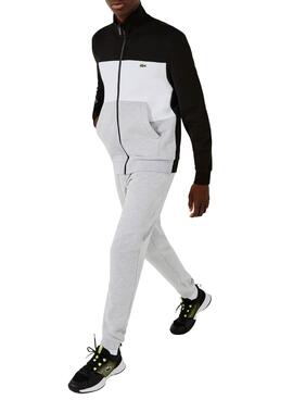 Survêtement Lacoste Couleur Block Gris pour Homme