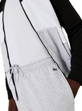 Survêtement Lacoste Couleur Block Gris pour Homme