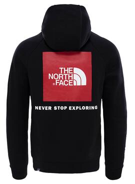 Sweat The North Face Rouge Box Noire Homme