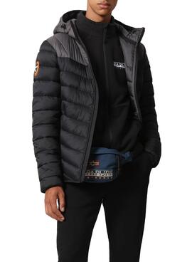 Veste Napapijri Aerons Noire Rembourré Homme