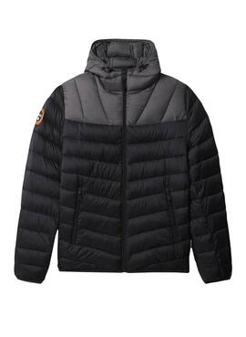Veste Napapijri Aerons Noire Rembourré Homme