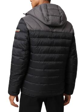 Veste Napapijri Aerons Noire Rembourré Homme