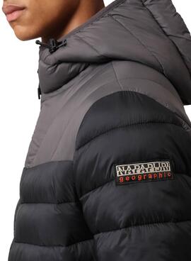 Veste Napapijri Aerons Noire Rembourré Homme