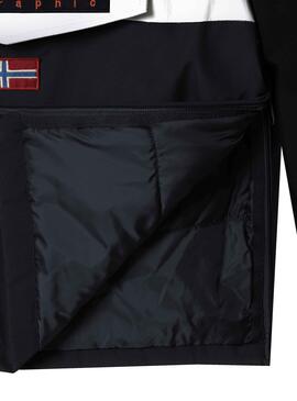 Veste Napapijri Rainforest Block Rouge pour Garçon