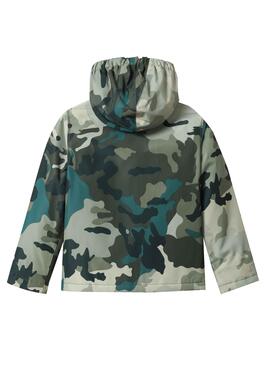 Veste Napapijri Rainforest Camo Vert pour Garçon