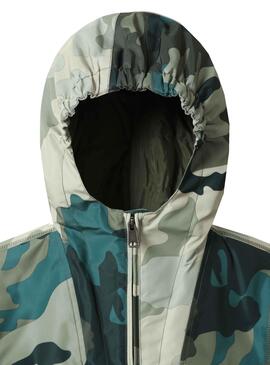 Veste Napapijri Rainforest Camo Vert pour Garçon